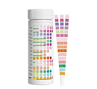 Clarus 7-in-1 Pool & Spa Water Quality Test Strips – Total & Free Chlorine, Total Bromine, pH, Total Alkalinity, Hardness, Cyanuric Acid, 100 Count