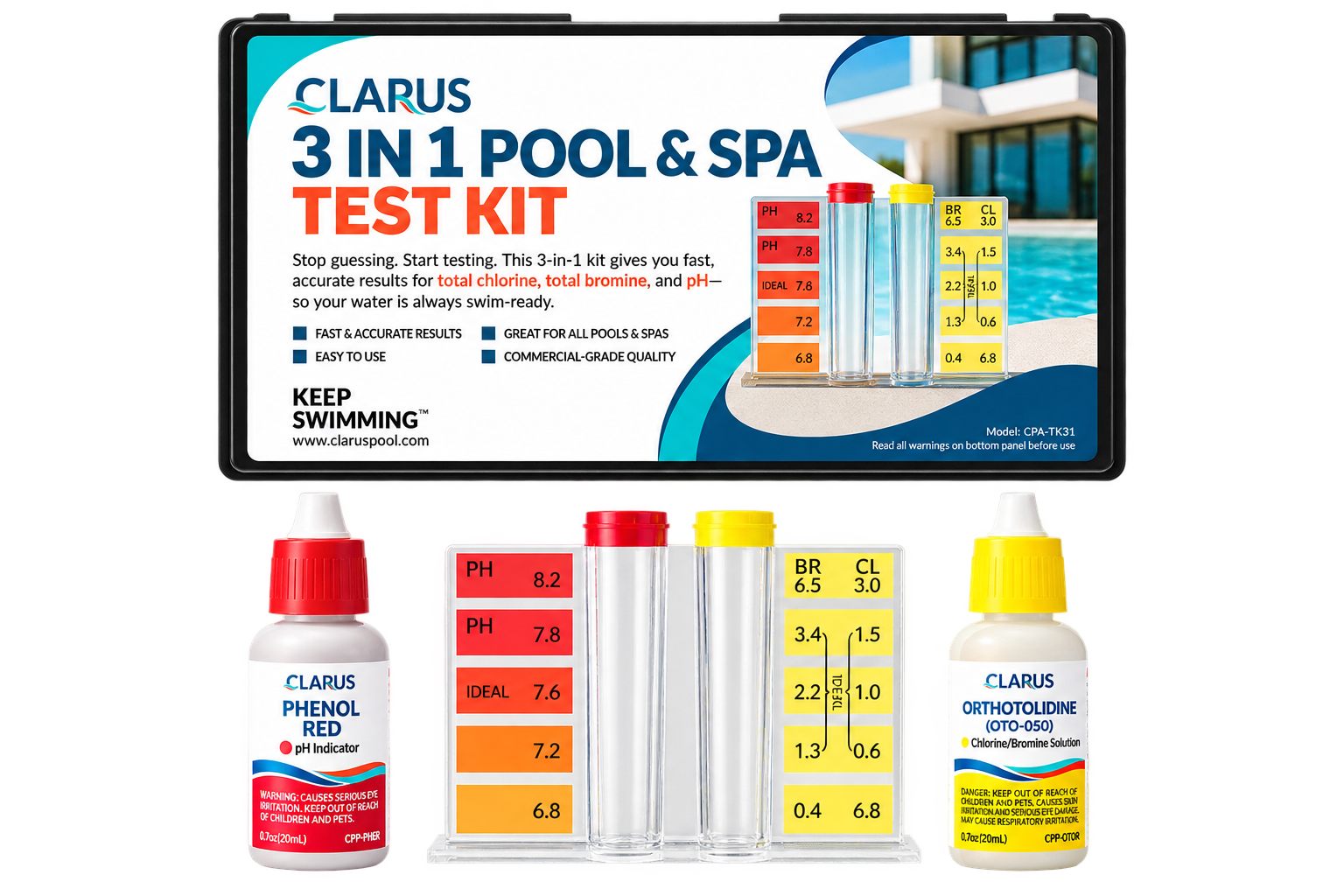Pool Liquid Test Kit