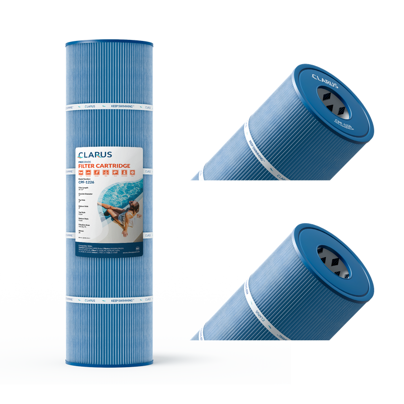 Clarus 7” x 25 1⁄2” Pool Filter Cartridge – Replaces C4520, FC-1226, C-7487, PA106, 106 Sq. Ft.