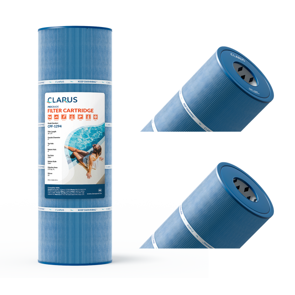 Clarus 4-1/4" x 8" Pool Filter Cartridge – Replaces Intex Type A/C/III, Pleatco PC7-120, Unicel C-4606, C-4607