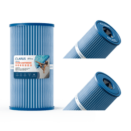 Clarus 4-1/4" x 8" Pool Filter Cartridge – Replaces Intex Type A/C/III, Pleatco PC7-120, Unicel C-4606, C-4607